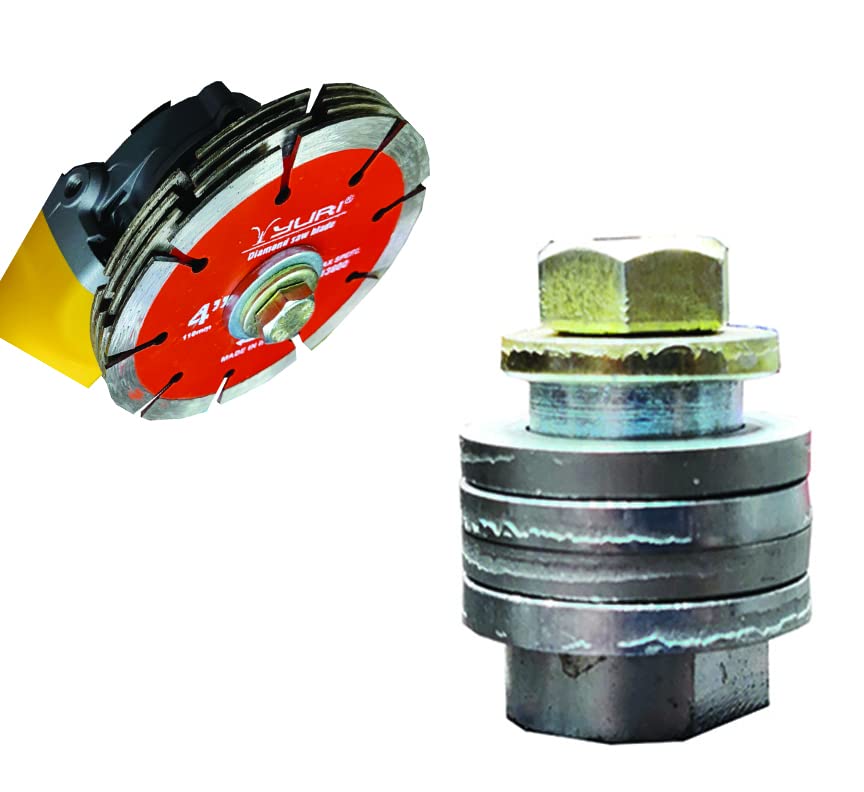 THS Angle Grinder 4 Blade Wheel Adaptor/Nut/Attachment for Using Four Blades, Cuts 1"(25mm) Gap Like Wall Chaser M10 Thread (For 4" Angle Grinder) (B0B82S2ZN9) Amazon Price History, Amazon Price Tracker