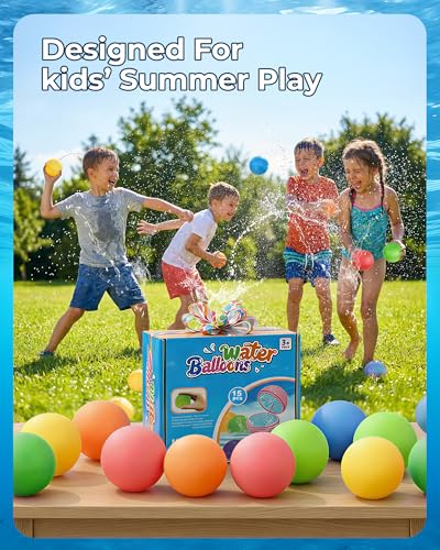 50% Off 15Pcs Reusable Water Balloons for Kids - Image 5