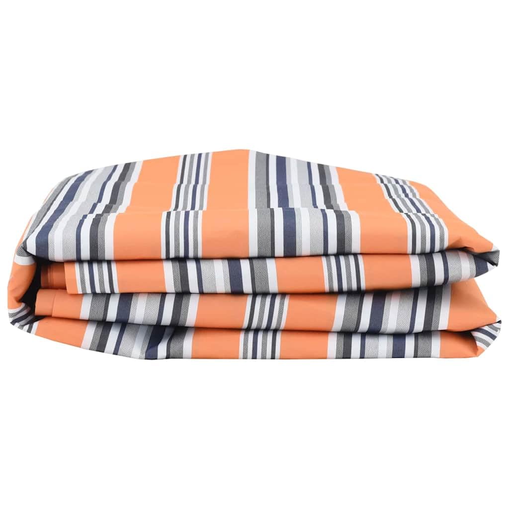 Toile Store banne de Rechange, Polyester, Bleu et Orange, 1000 x 160 cm