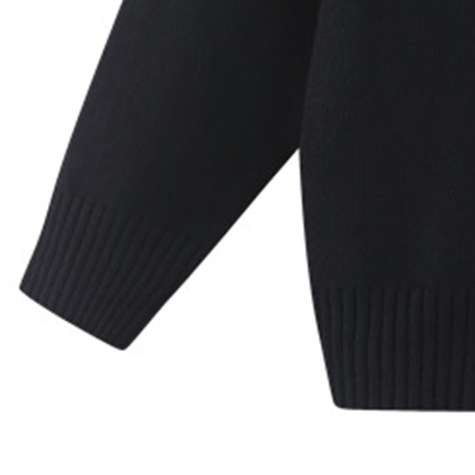 Suéteres de Navidad para mujer, diseño de Feliz Navidad y Feliz Año Nuevo, suéteres de Navidad de punto acanalado para mujer, otoño e invierno, cuello redondo, divertida, novedosa, talla grande