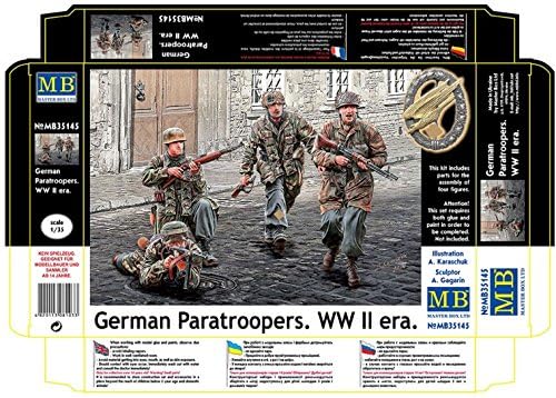Amazon.com: New German Paratroopers WW II ERA 1/35 Master Box