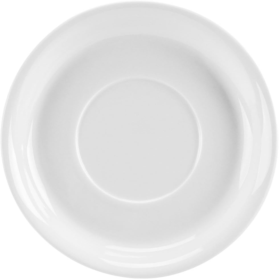 CAC Collection 5 1/2 inch White Saucer for CACCOL1 36 Ct