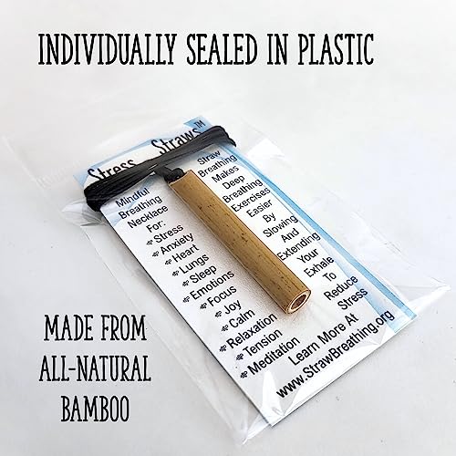 40 Pitillos Mindful Breathing Stress Straws Pack miniatura 5