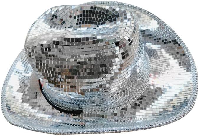 Cool Trendy Sequin Cowboy Hat &Decorative Helmets| Streetwear, Music Festivals, Parties & Photo Shoots