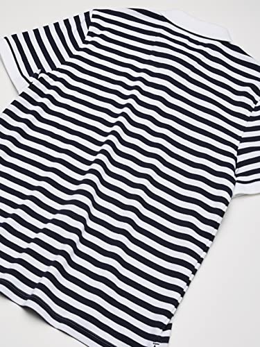 Nautica Men's Classic Fit 100% Cotton Soft Short Sleeve Stripe Polo Shirt4