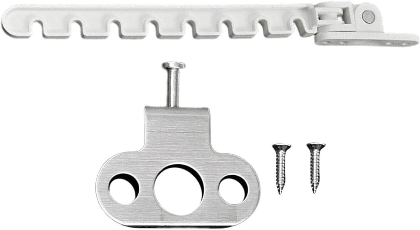 Casement Stay Latch Window Lock Window Restrictor Hooks Window Hardware Long Hook White