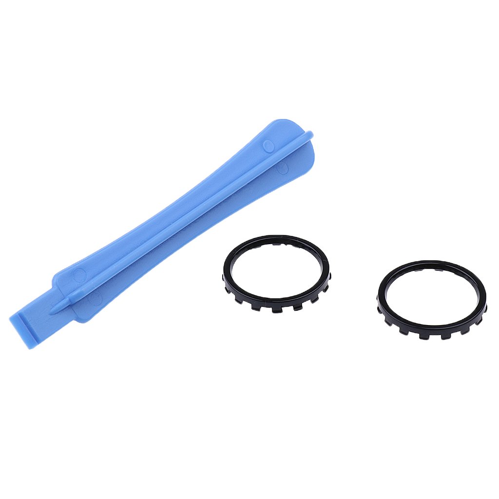 MagiDeal Unique Design Custom Chrome Accent Joystick Rings Set for Xbox