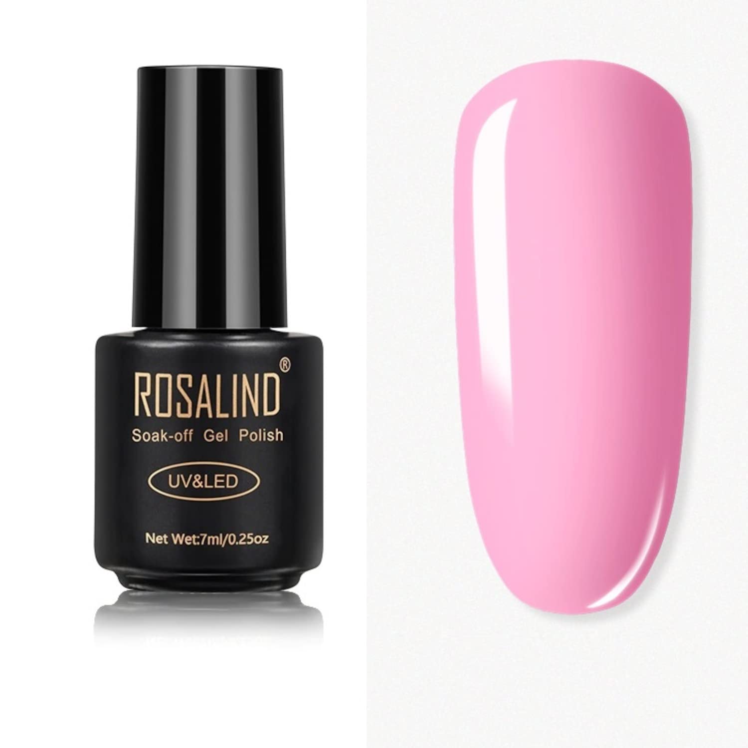 ROSALIND Gel Nail Polish Colors Manicure Beauty Semi Permanent Varnish UV LED Lamp Nail Art Design Nail Polish UV/LED Light need to Dry (RL-7ml-2457)-image-35