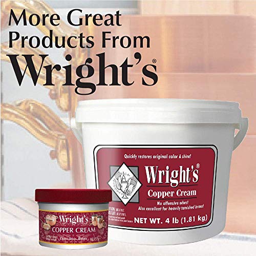 Wright's Silberreiniger und Poliercreme, 237 ml, Ammoniakfrei, reinigt sanft und entfernt Anlaufen, ohne zu zerkratzen