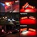 SUZCO 12V LED Submersible Rectangle Boat Trailer Lights Kit/Set, Tail License Stop Turn Running Signal Lights for Boat Trailer Truck RV Camper Snowmobile, Waterproof Over 80 inches DOT Compliant