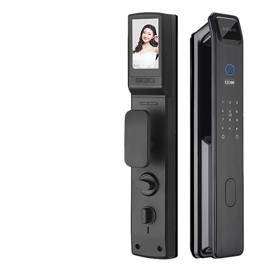 【新品・未開封】スマートロック ブラック 指紋認証付き Amazon.co.jp: 玄関オートロック後付け高い認識率 全自動 WIFI