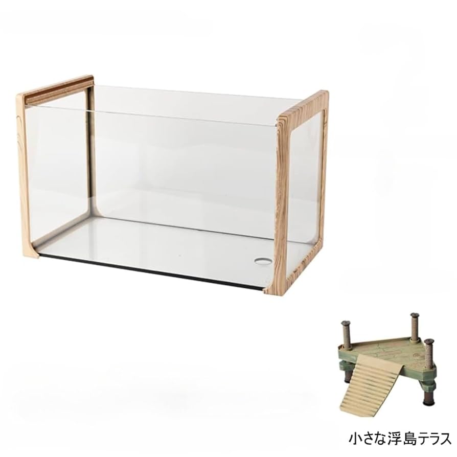 Amazon.co.jp: 亀 水槽 大きい 透明 リクガメ ケージ カメの生息
