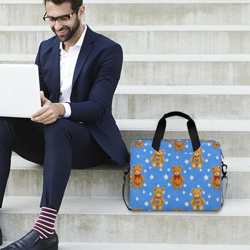 Maletín portátil para laptop 15.6 pulg con asa y bandolera miniatura 3
