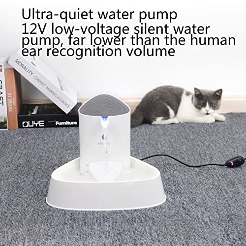 Fuente de agua para mascotas DOPORA 1.5L silenciosa miniatura 3