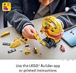LEGO Editions Scuderia Ferrari HP Casque Lewis Hamilton - Ensemble de construction pour adolescents, 14+ - Exposition F1 collectible - Décoration de chambre ou de bureau à domicile - Cadeau pour les fans de course - 43022