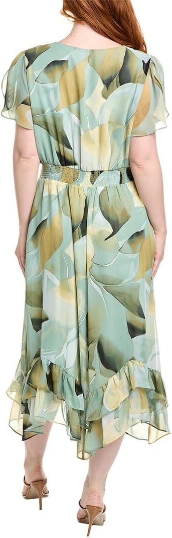 Anne Klein Women's Assym Hem Tea Length Dress - Image 2