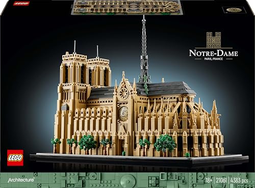 Image of LEGO Architecture Notre-Dame de Paris Set 21061 - Building Blocks for Age 18+