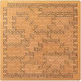Fractal Tray Puzzles, Mind Bending Wooden Jigsaw Puzzle for Adult, Unique Irregular-Shaped Wooden Puzzle, Difficult Challenging Impossible and Irregular Jigsaw for Brain Training Games (Type-D)
