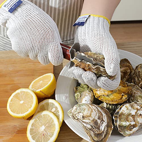Dowellife Level 8 Reinforced Cut Resistant Gloves Food Grade, Mandoline Protective Gloves, Knife Safety Gloves For Meat Cutting, Oyster Shucking, Fish Fillet, Kitchen Slicing And Wood Carving(X-Large) #TOP4
