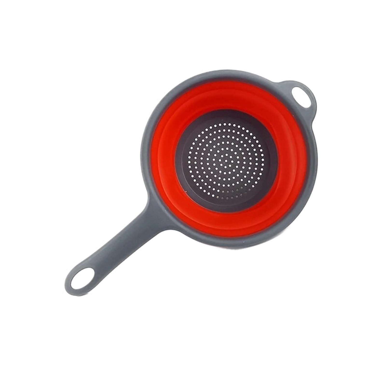 WZPTLKIBAD Silicone Collapsible Colander Kitchen Strainer with Handle