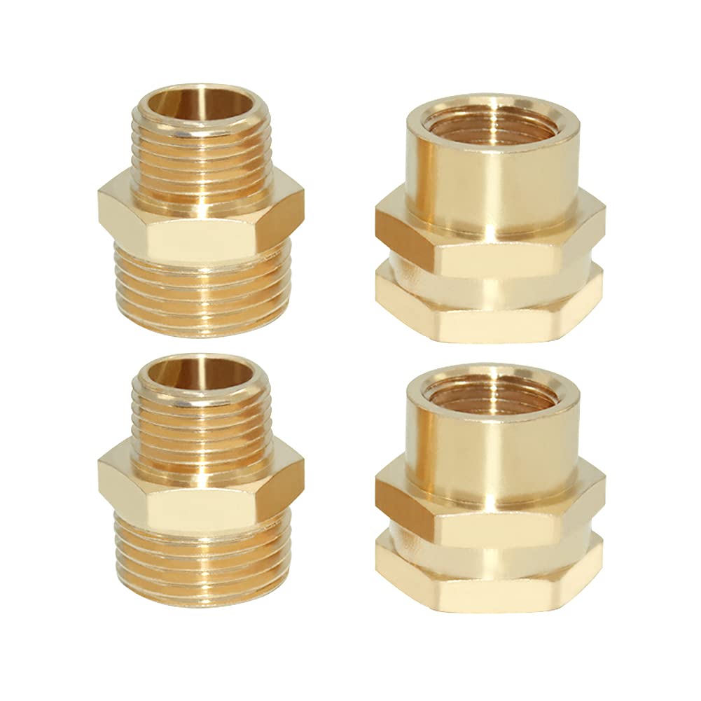 Buy Hooshing 4PCS Garden Hose Atapter 3/4 Inch GHT to 1/2 Inch NPT