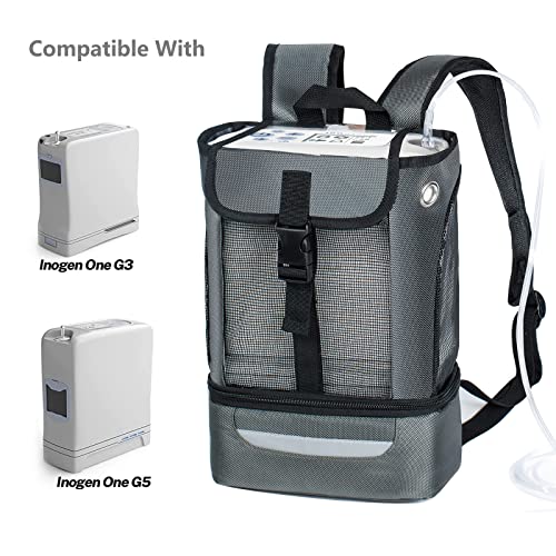 Image of BAGSFY Upgraded Oxygen Concentrator Backpack for Inogen One G5, G3, Lightweight Machine Carrying Bag for Inogen One G5 Accessories and Battery.