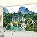 Arazzo Da Parete, Scenario Naturale Arazzo Appeso A Parete Foresta Verde Montagne Cascata Lago Modello Arazzi Per Camera Da Letto Dormitorio Universitario Soggiorno Decorazione Della Parete Di Casa