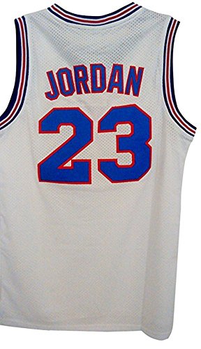 WELETION Youth 23 Space Moive Jersey Kids Basketball Jersey White XL