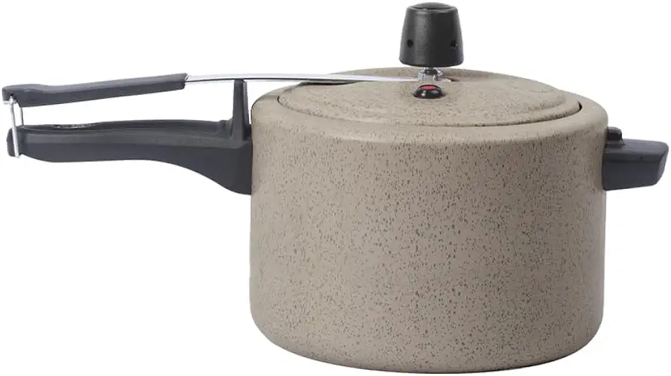 Brinox - Panela de Pressão Antiaderente Ceramic Life 7,5L Vapt - Vanilla
