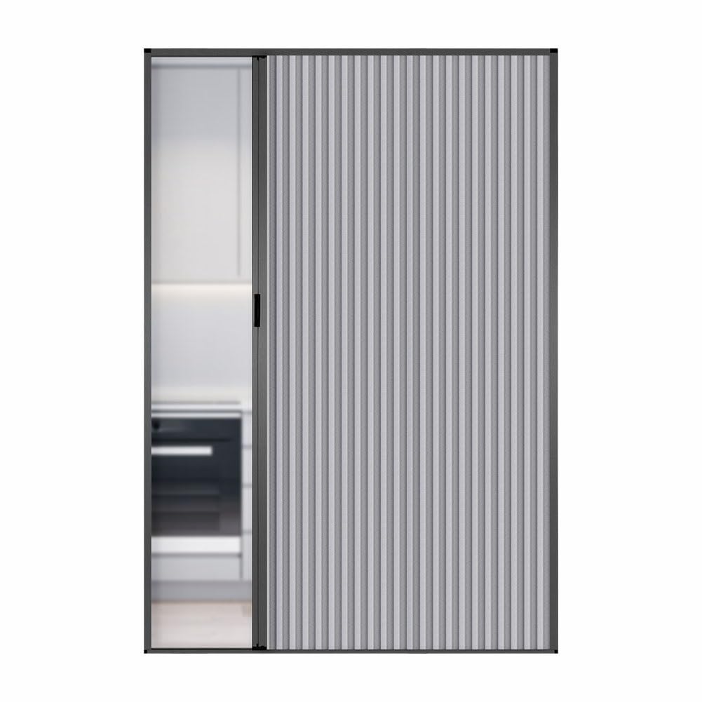 Akkordeon-Schranktür, Trennelement Für Flur Und Schrank, Temporäre Tür, Schiebetür Mit Ausziehbarem Insektenschutzgitter Für Schlafzimmer, Badezimmer Und Küche(23.6x51.2in)