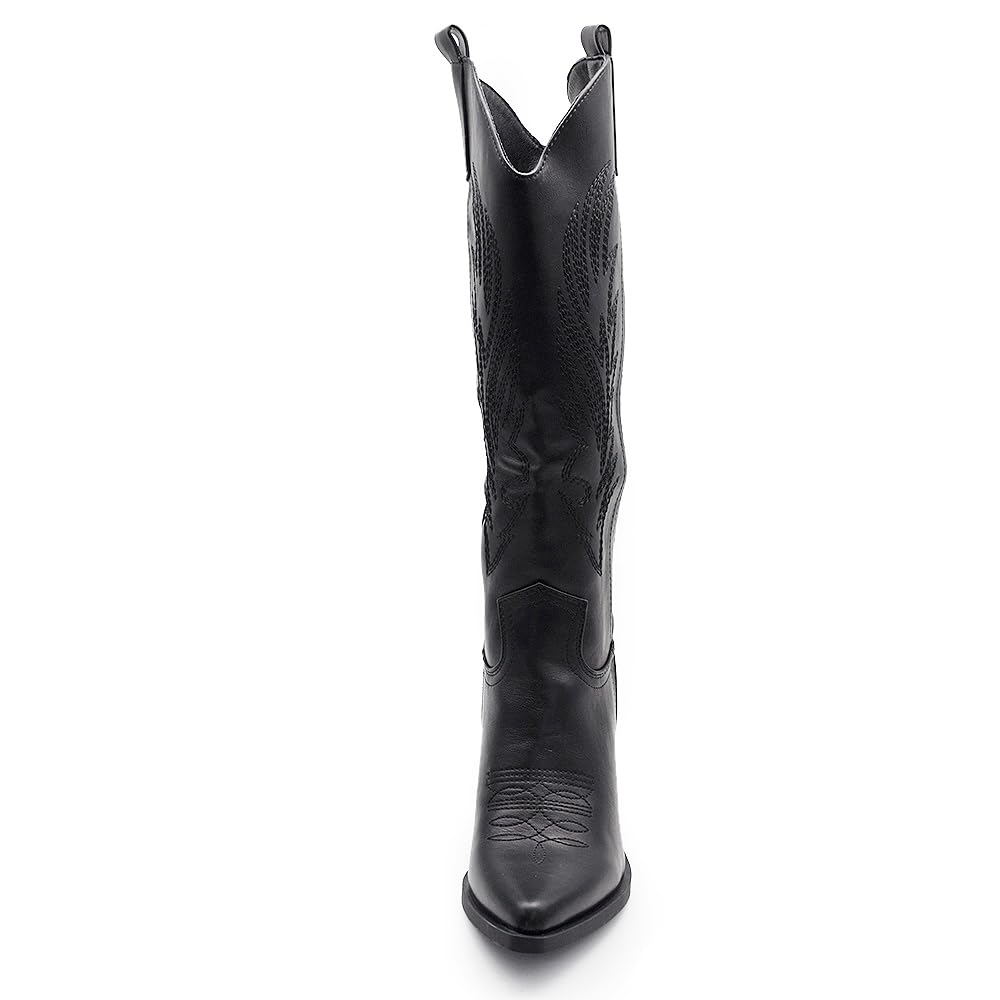 IF Fashion Stivali Cowboy Western Texani Scarpe da Donna A Punta Camperos LY80-12