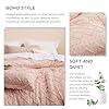 Bedsure Twin Comforter Set - Coral Pink Comforter, Boho Tufted Shabby Chic Bedding for Kids, 2 Pieces Vintage Farmhouse Bed Set for All Seasons, Fluffy Soft Bedding with 1 Pillow Sham #4