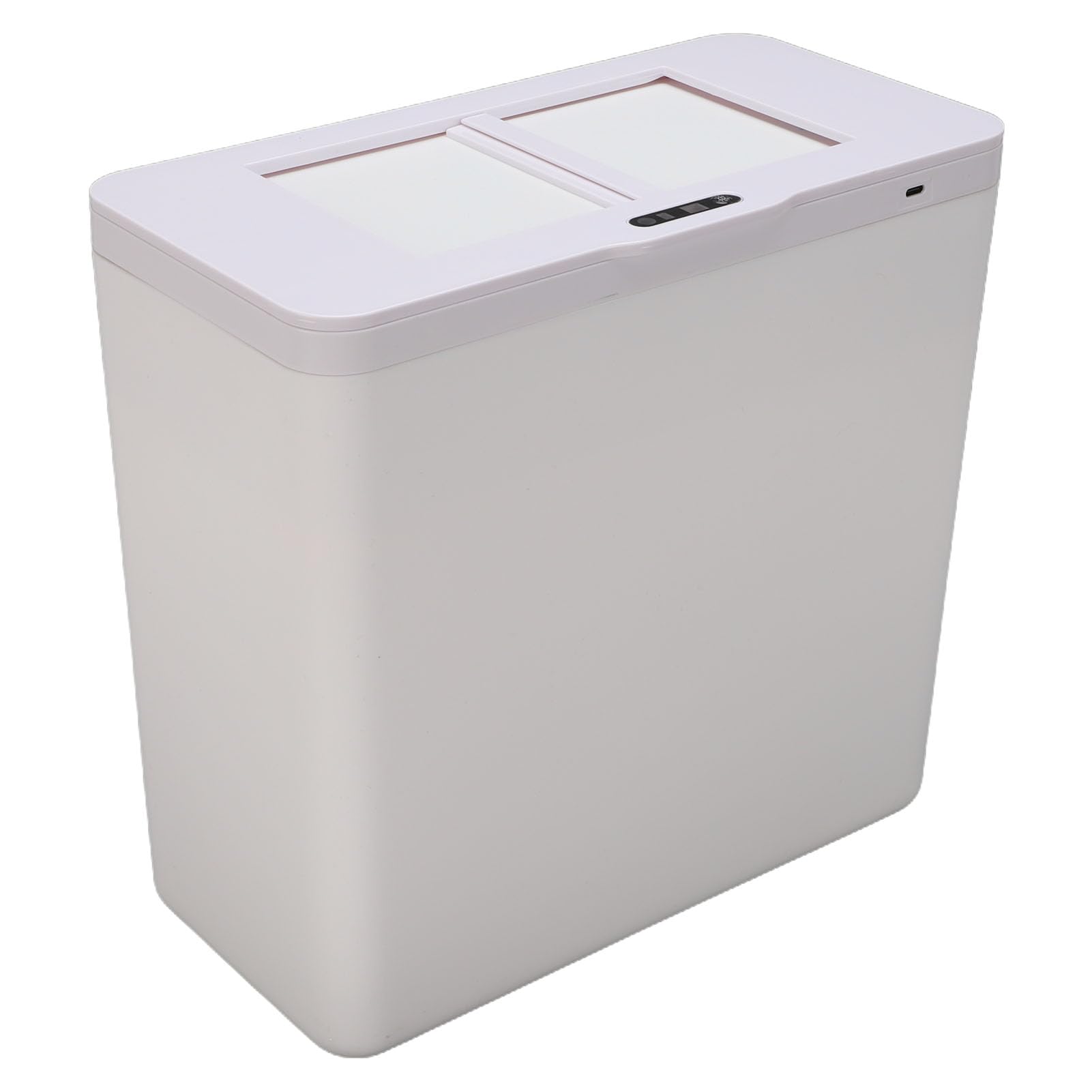 Brrnoo Cubo de Basura con Sensor de Movimiento — Papelera Automática sin Contacto con Sensor Infrarrojo, Tapa Silenciosa y Diseño Antisalpicaduras — Ideal para Baño, Oficina y cocina.