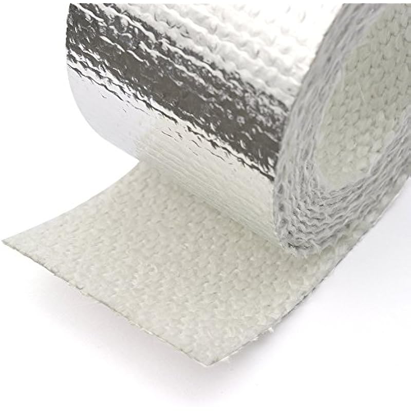데이토나 오토바이 단열 유리 울 롤 유형 50mm x 2m 1.1mm 내열 온도 350 ° C 알루미늄 부품 200 96245 / 상세이미지 2