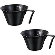2Pcs Espresso Measuring Cup,Stainless Steel Espresso Shot Cup with Handle,Coffee Pouring Cup with V-Shaped Mouth,3oz Espresso Accessories