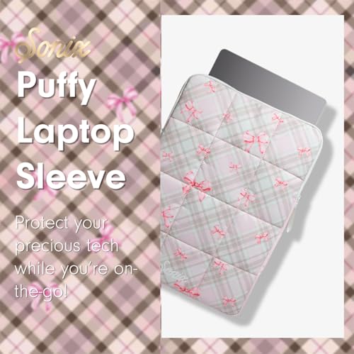 Sonix | Puffy Laptop Sleeve | 15-16 Inch, Quilted Pillow Puffer Laptop Carrying Case, Comp - image 5
