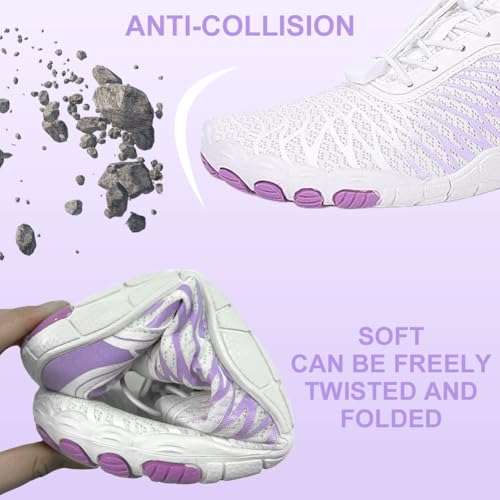 Image of ELETON Barefoot Shoes Women Men Footwear, Wide Toe Box Hiking Zero Drop Non-Slip Quick-Dry River Boat Pool Beach Water Shoes, Lightweight Swimming Running Walking Sneakers Unisex