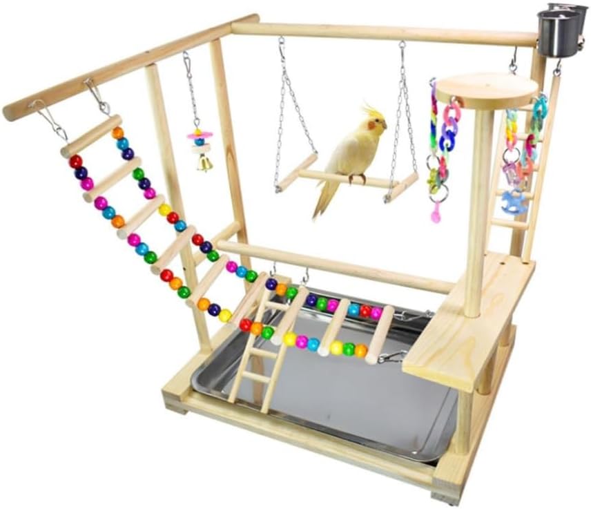 Bird Playground Parrot Play Stand，Parrot Stand Parrots Birdcage Playstand Parrots Playstand
