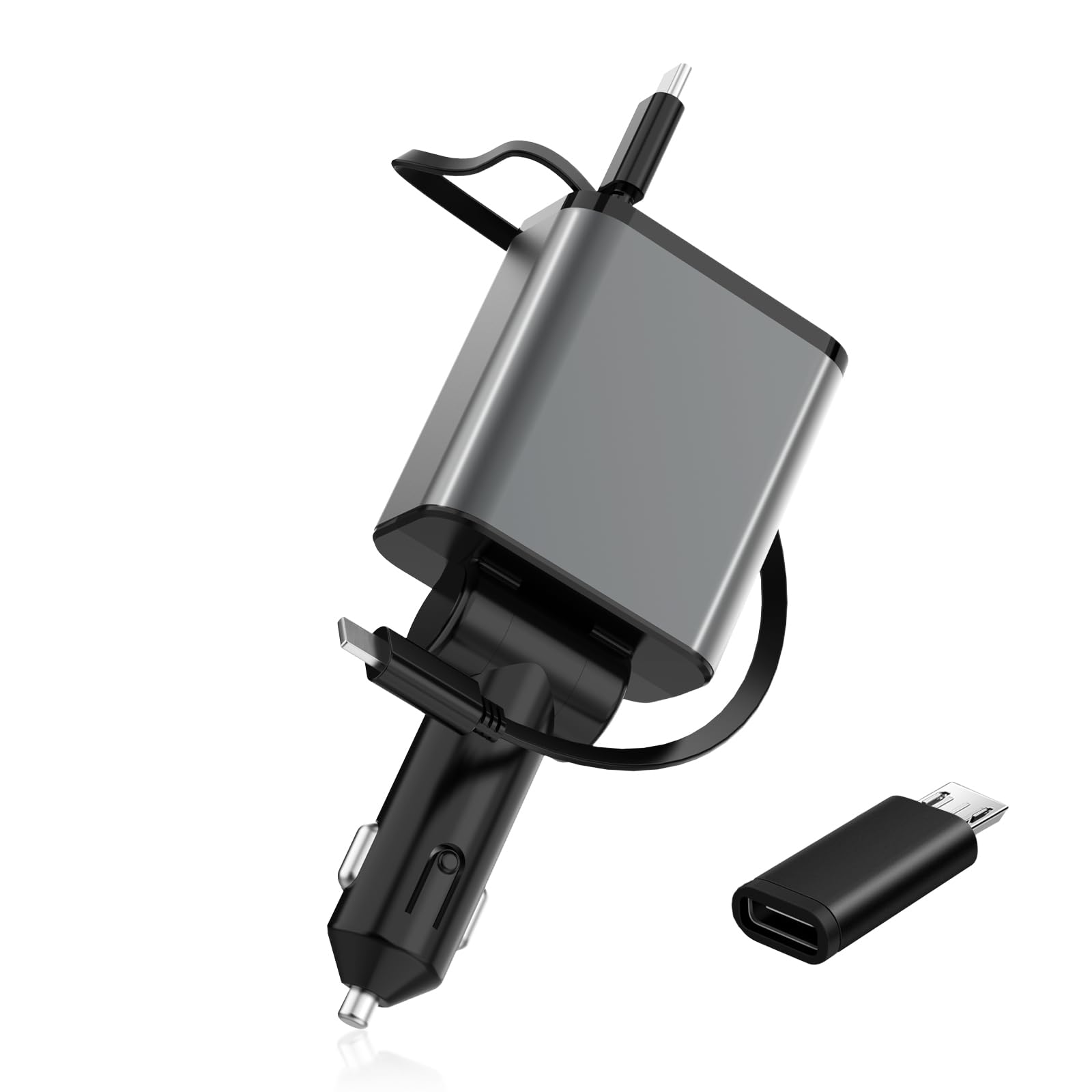 3 In 1 Retractable Multi Charging Cable Cord USB Compatible IPhone...