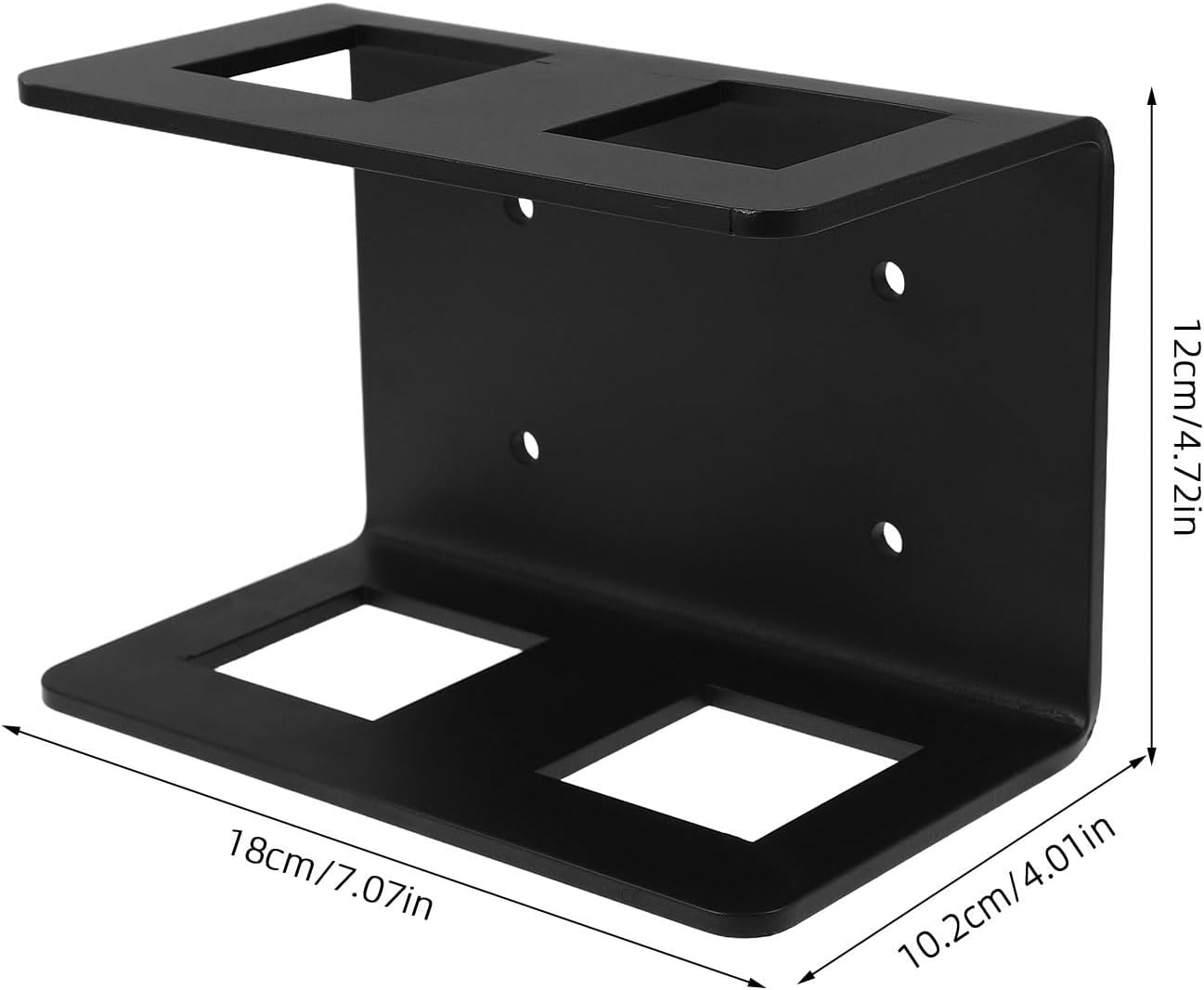 Trailer Hitch Storage Bracket, 2-Inch Trailer Hitch Holder, Truck Bed Towing Storage, Secure Holder for 2" Ball Mount Shank, Truck Bed Mounted
