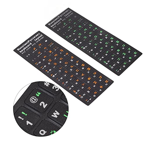 Hilitand pegatinas teclado ruso para laptop 10-17" miniatura 6