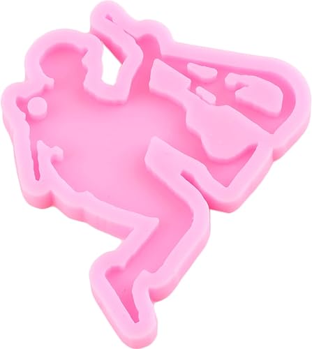 Miniatura 7 de Moldes de resina para llavero de pistola de soldado caído, placa de perro con bandera estadounidense, molde de fundición de resina con corazón de