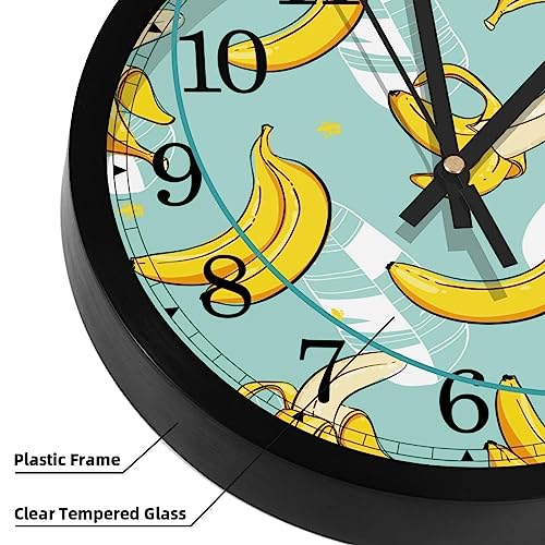 Horloge murale silencieuse sans bruit pour concentration bureau - 4