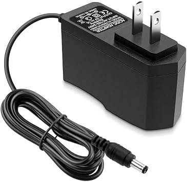 5V 1A DC Power Supply Adapter, 100-240V AC to DC 5V 1A 0.8A 0.5A 450mA | Power Adapter Cord with 5.5x2.5mm Barrel Interface , Black