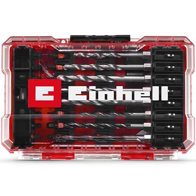 Original Einhell M-CASE 39-Part Shockproof Set (Including 25mm Bits, Metal Drill, Wood, Stone, 60mm Holder, Socket Wrench, Countersunk Tip, Storage Box) - 49108759