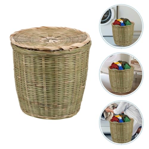 Panier à linge en bambou authentique Beaupretty au design rustique chic - 8