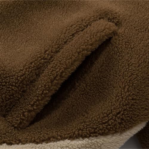 Manteau d'hiver matelassé chaud à fermeture éclair intégrale protégeant du vent noir - 5