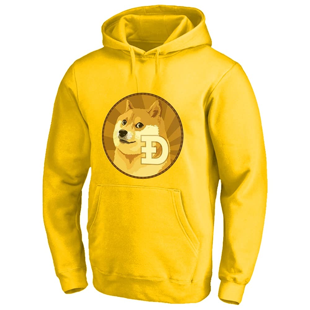 Amazon.co.jp: メンズドージコインスポーツパーカー、ブロックチェーンHODL暗号化グラフィックカジュアルビッグポケットプルオーバーさまざまな色が利用可能S-3xl  (Color : I, Size : Adult-X-Large) : ファッション