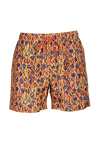 Arena Men's Standard Boxer Allover Swim Trunk Beach Shorts, Orange, Medium #TOP3