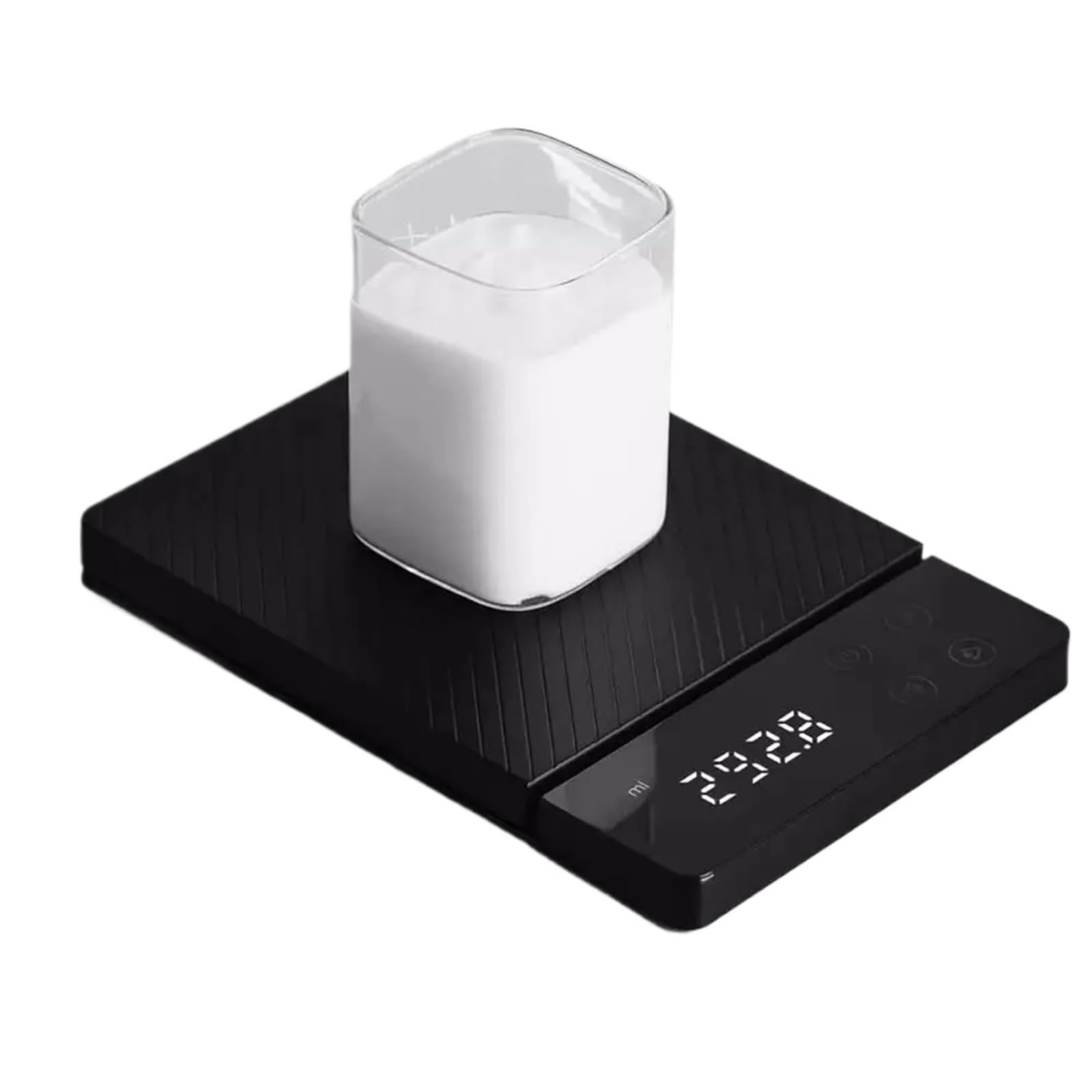 Báscula de cocina, Báscula electrónica de cocina alta precisión, recargable, resistente al agua, pesaje preciso, báscula mesa acero inoxidable,para hornear, café, joyería(3Kg)